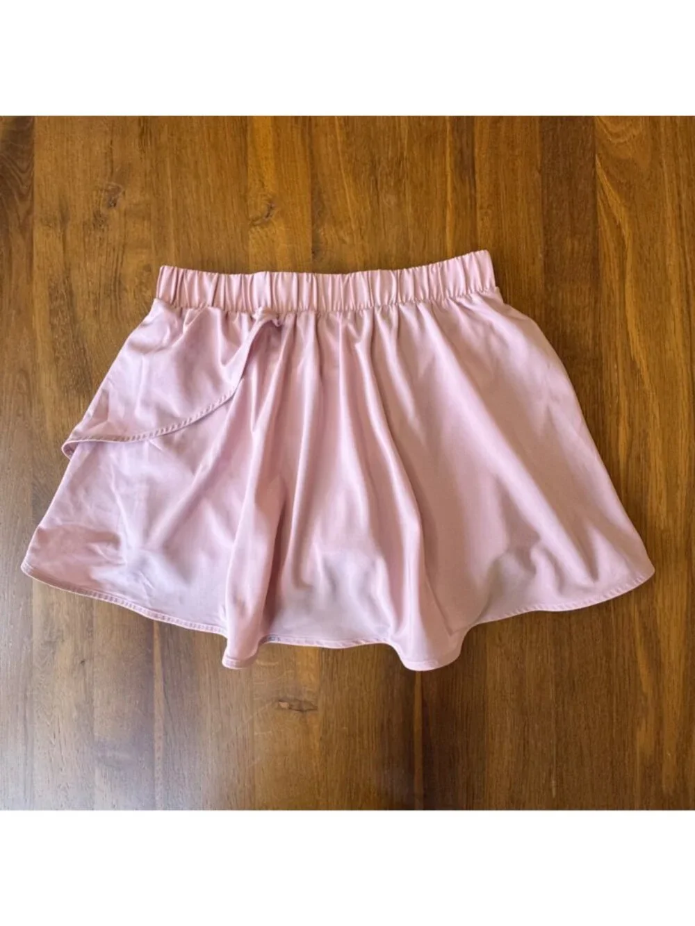 ALO YOGA Freestyle Skirt Ballet Pink Womens XS Skort Built-In Pocket Shorts